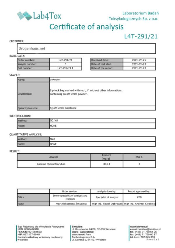 Kokain kaufen online